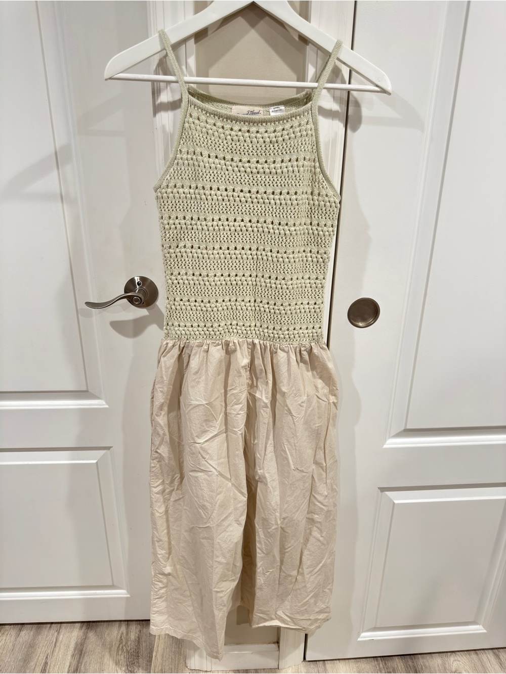 Universal Thread Crocheted dress Cream Beige Women's XS